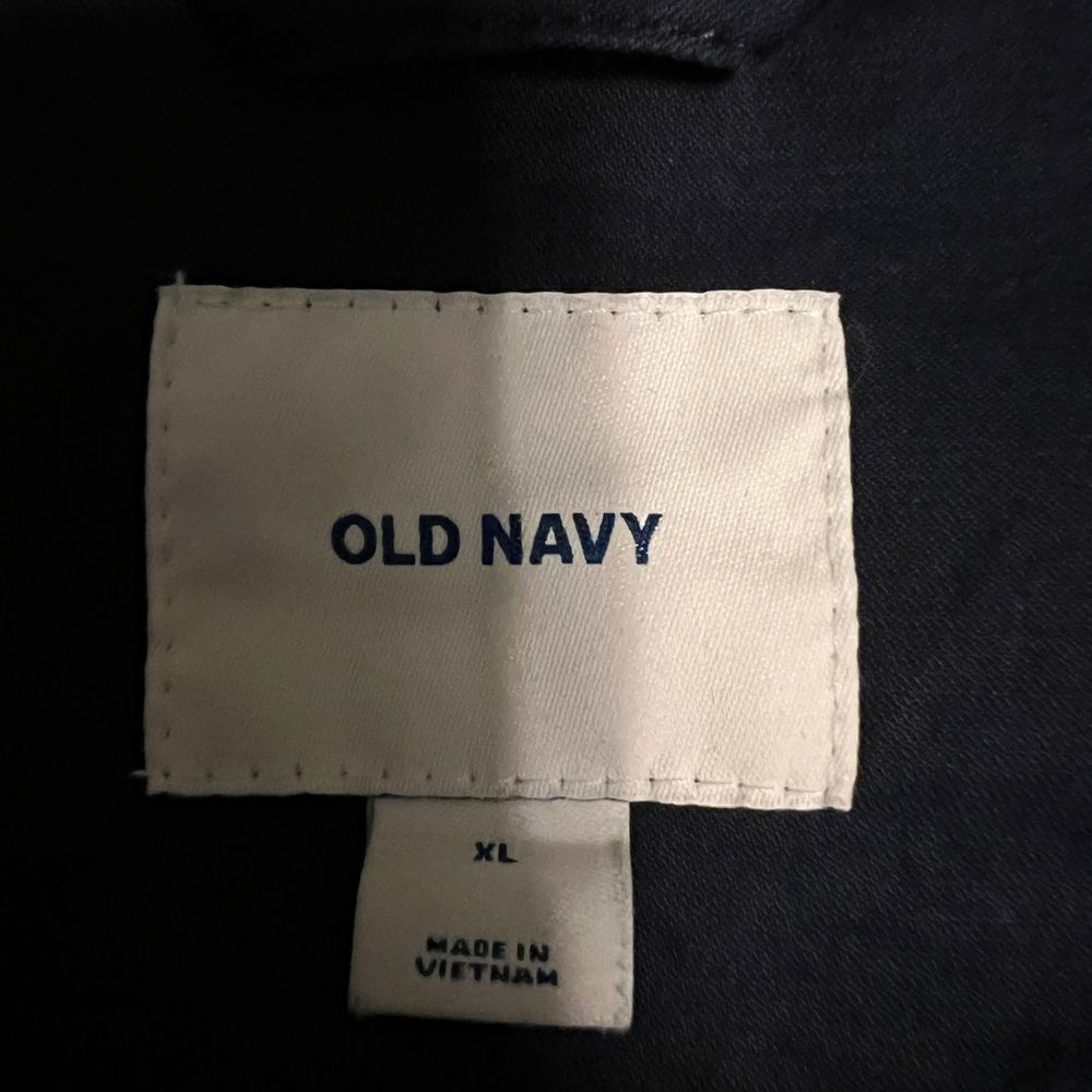 Old Navy Blue Utility Jacket with Structured Shoulders - Picture 2 of 8